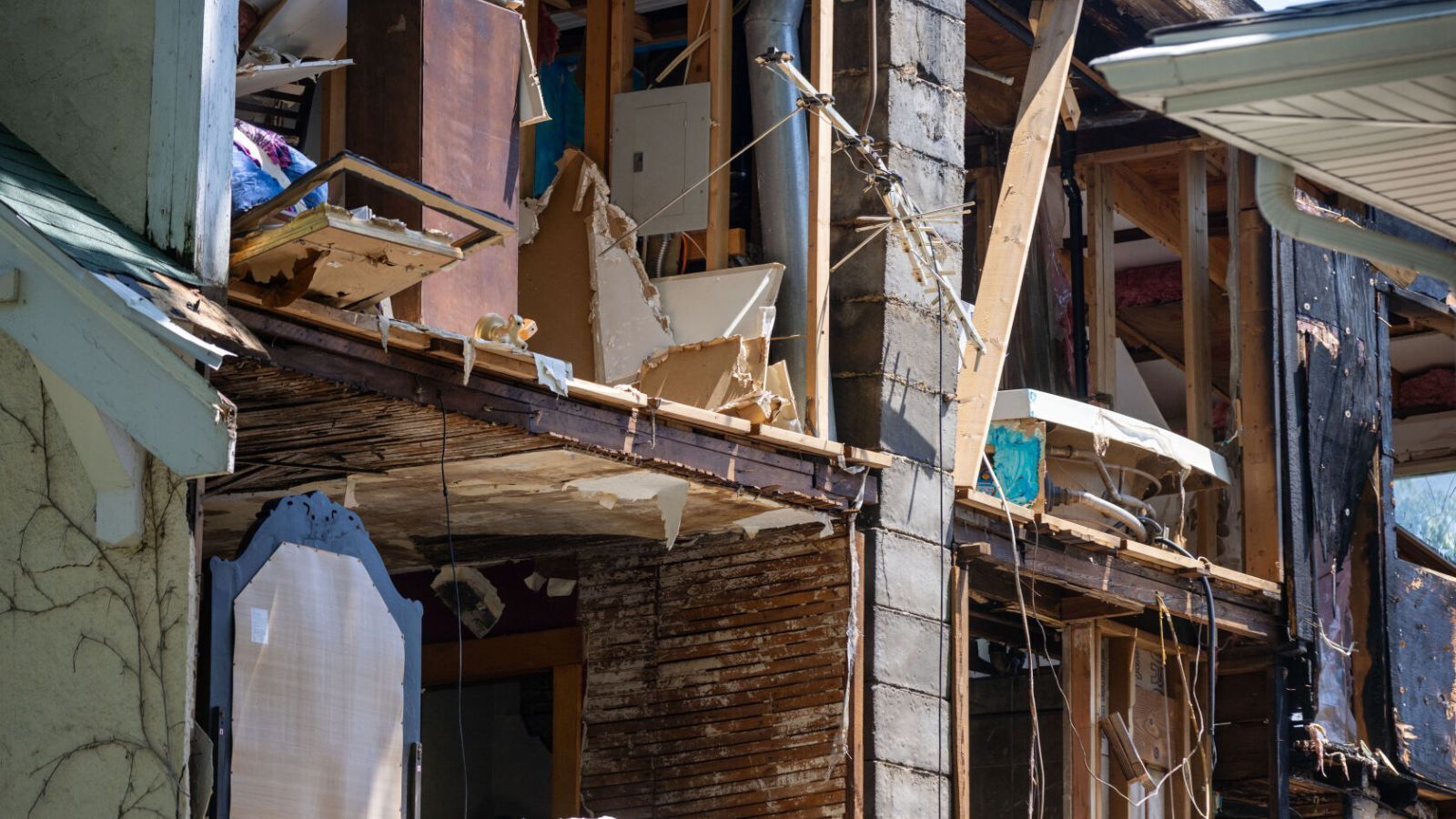 Omaha woman recounts blast, finding cats after explosion that blew up her family home